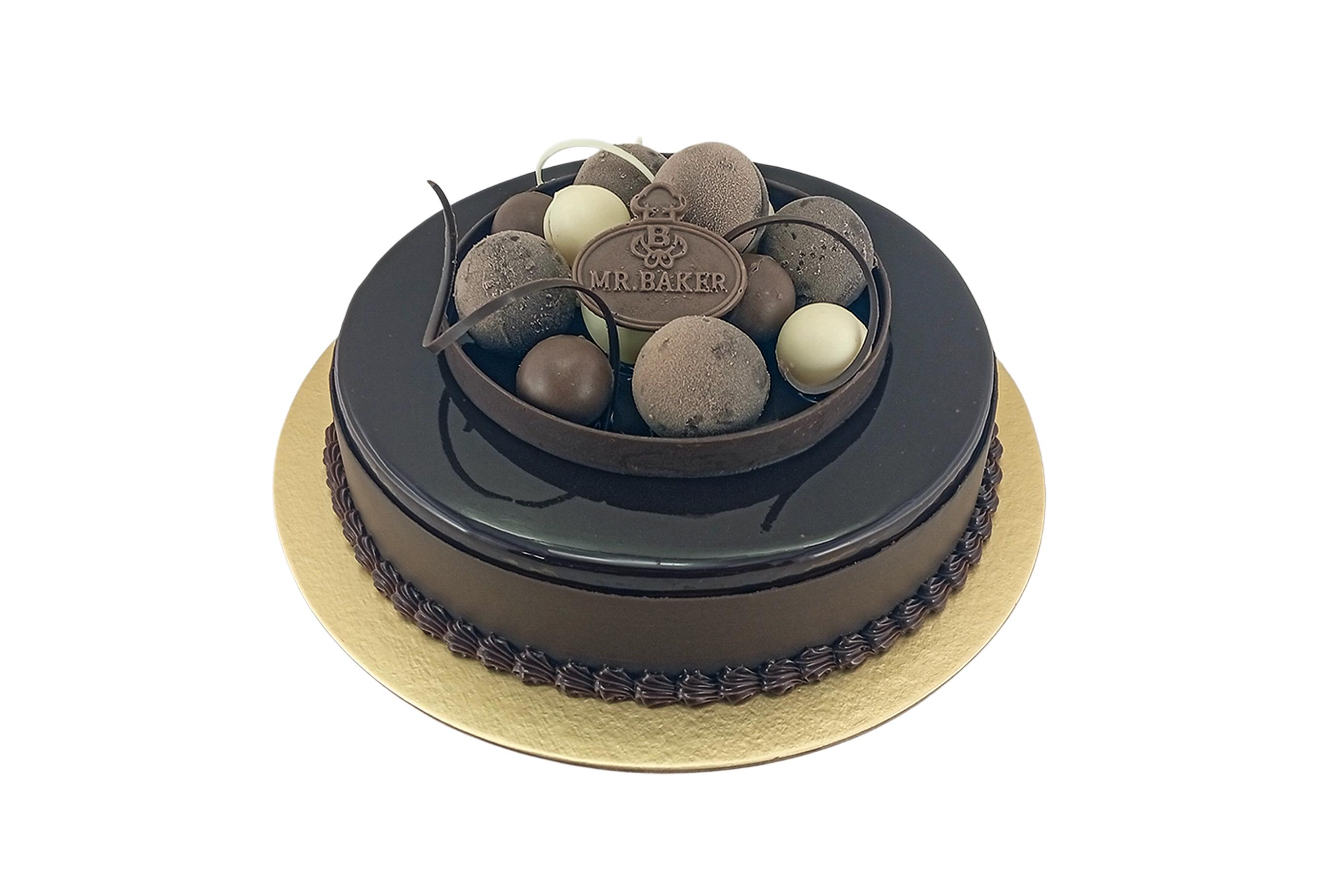 CHOCOLATE GANACHE CAKE